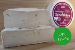 Der fertige Schafskäse