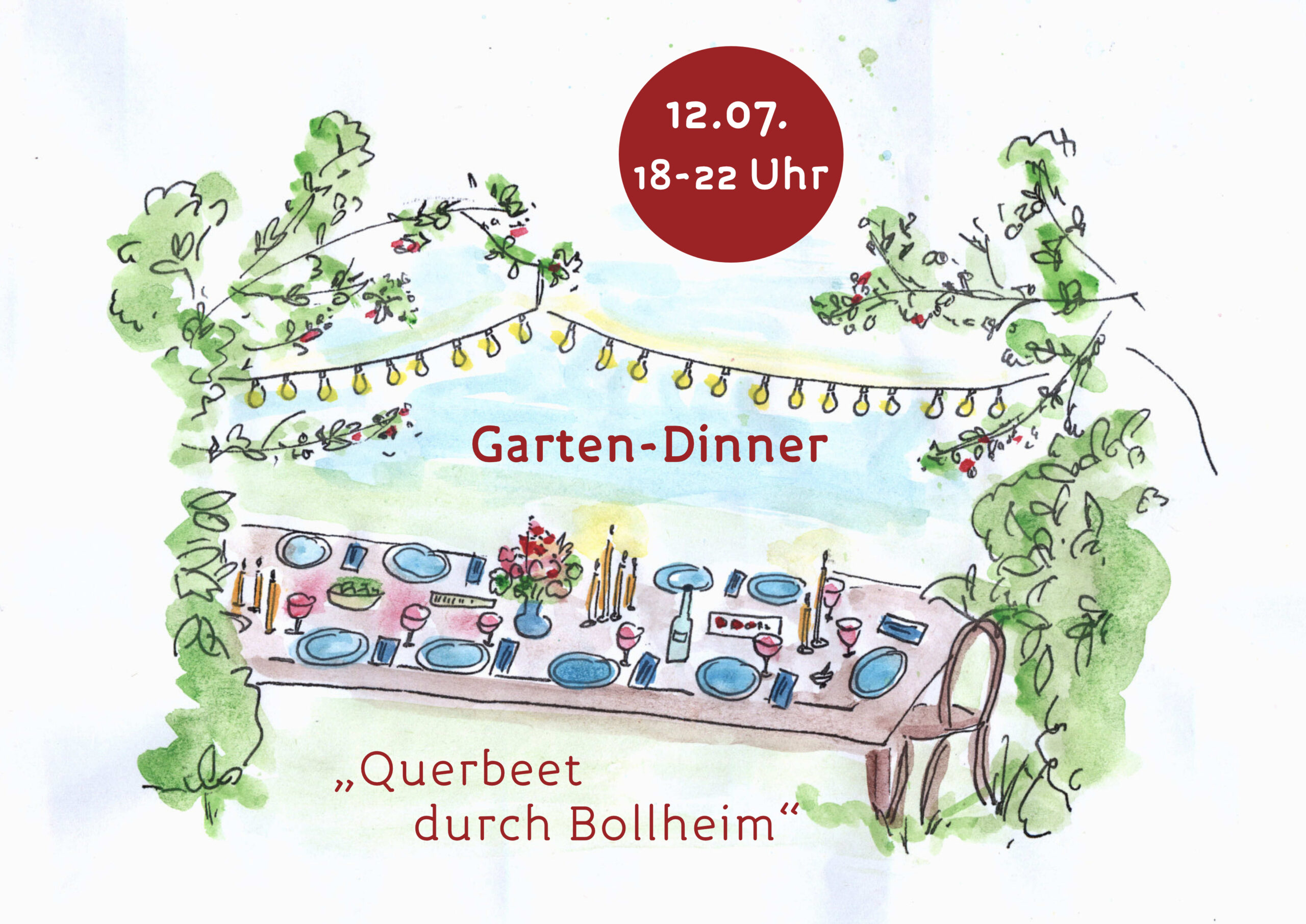 Garten-Dinner - 12.07.