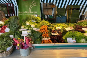 Gemüsemarktstand