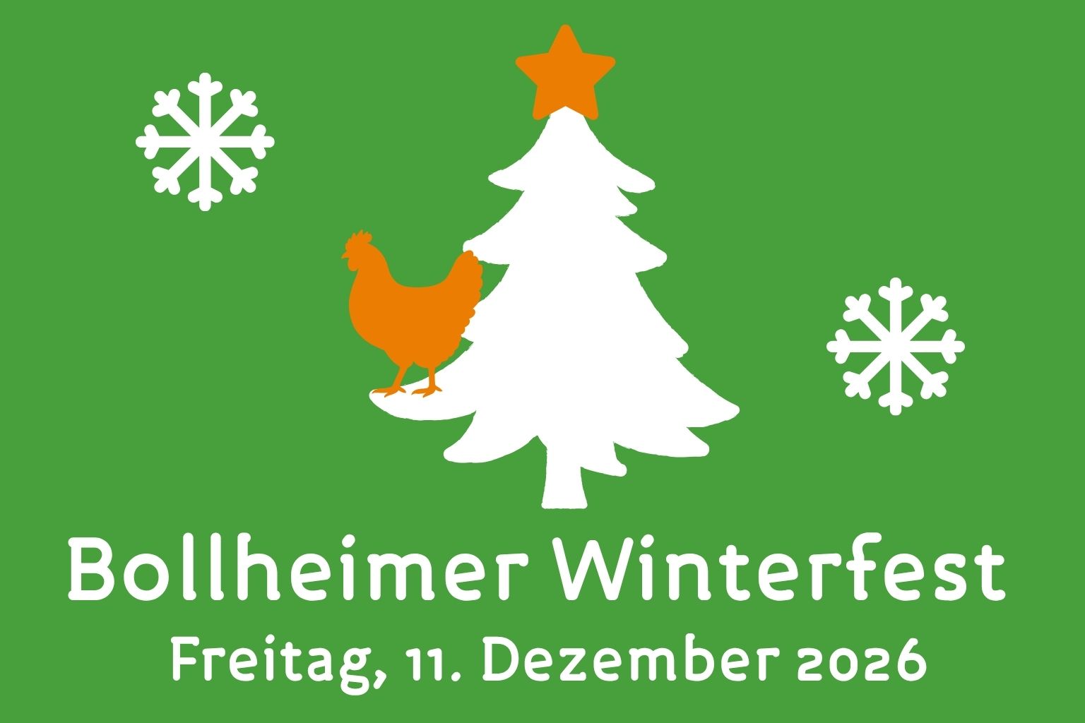 Bollheimer Winterfest am 11. Dezember 2026